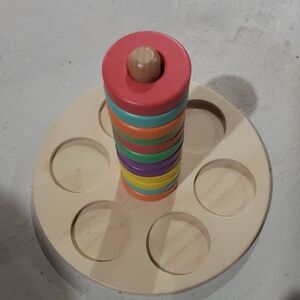 Lovevery Colorful Stacking Ring Toy